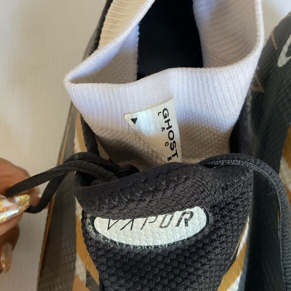 Nike Vapor Edge Pro 360 2 Football Cleats Black Gold White Men’s Size 10 - Picture 8 of 11